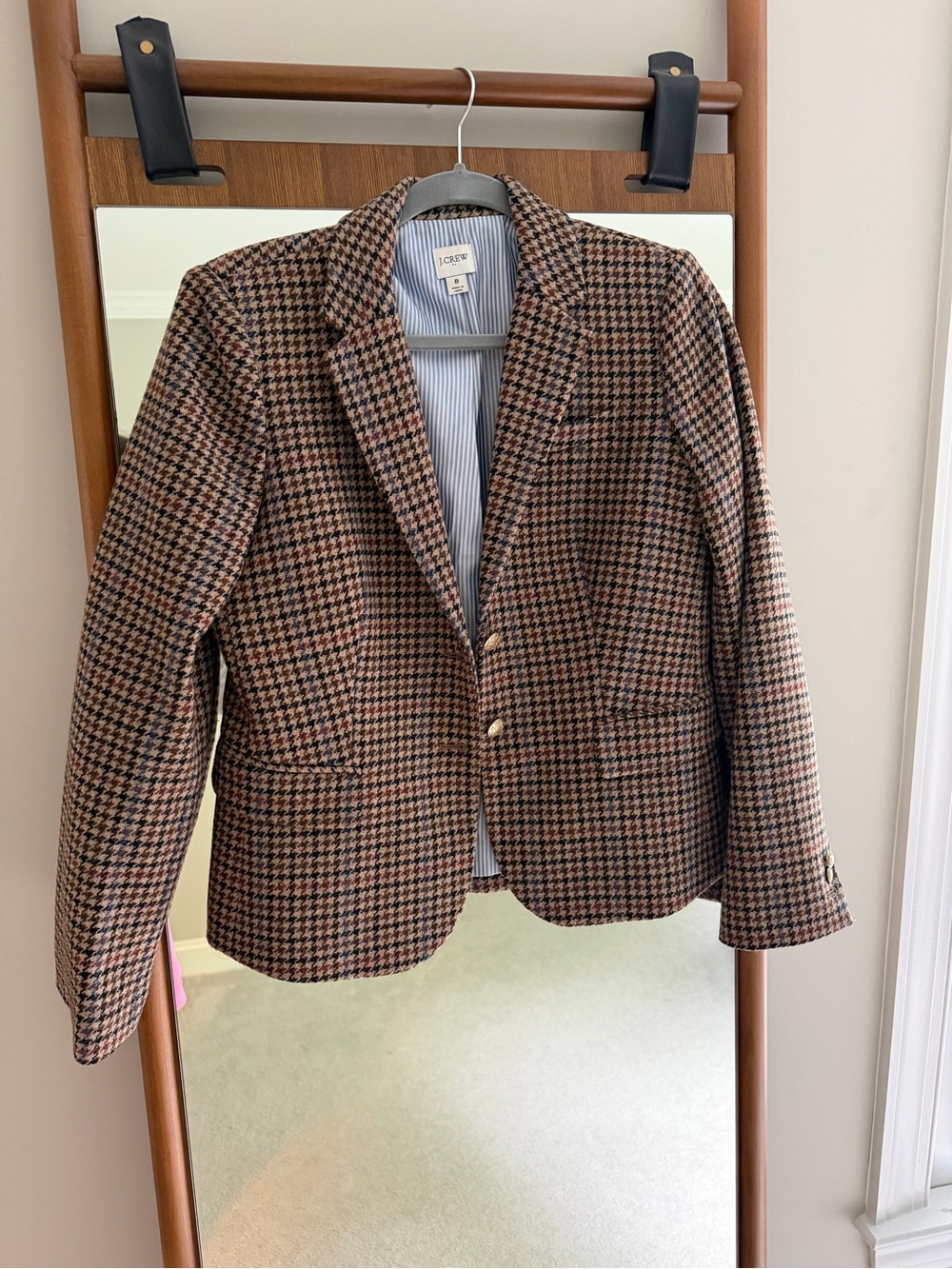 J. Crew Houndstooth Blazer
